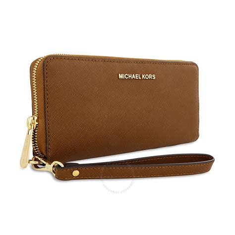 michael kors jet set orange wallet|Michael Kors oversized wallet.